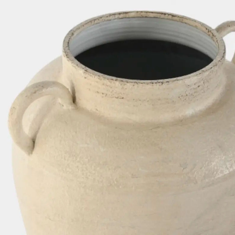 Vase en métal beige VIANCA