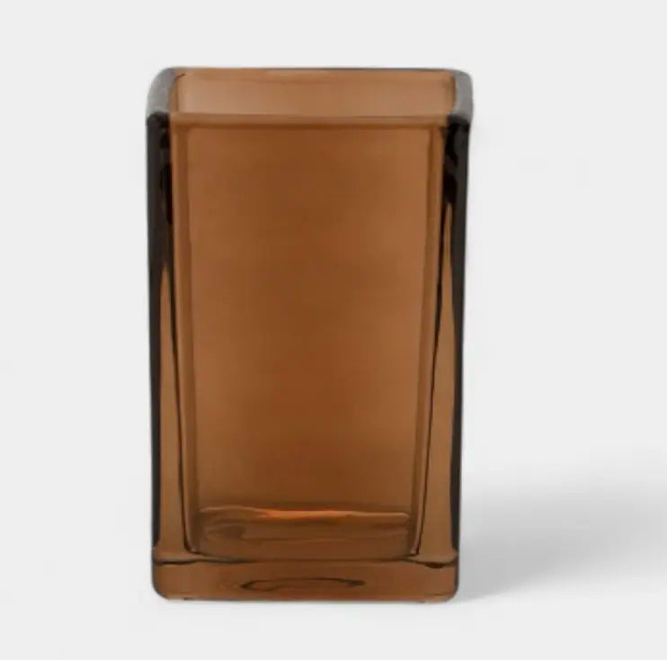 Pot en verre fumé marron BOURBON