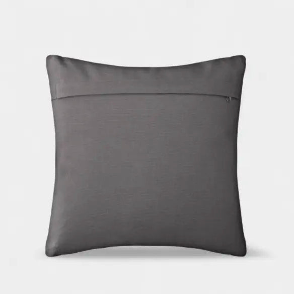 Coussin carré à motifs gris COSMOS