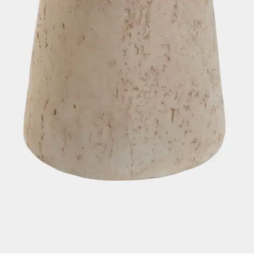Bougeoir effet marbre beige, DANÉO