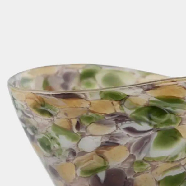 Centre de table en verre tacheté, DORA