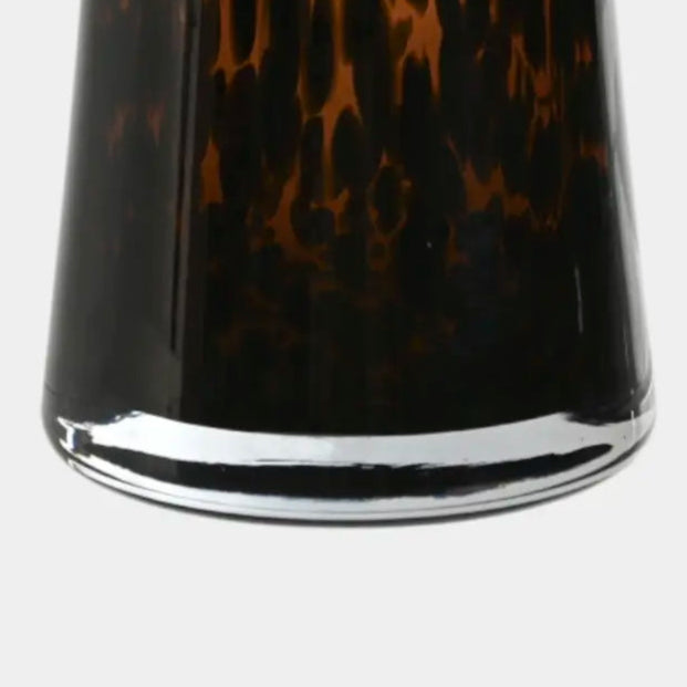 Vase tacheté marron et noir VALKYRIE