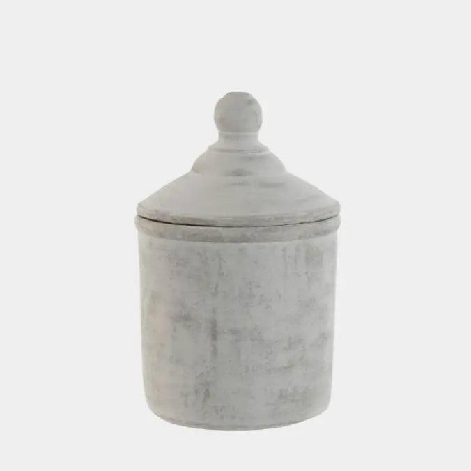 Pot en ciment gris VERIKA