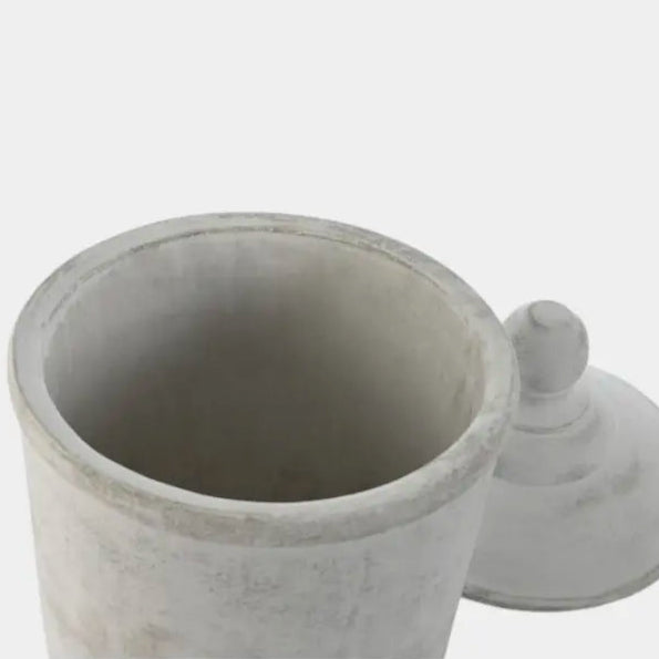 Pot en ciment gris VERIKA