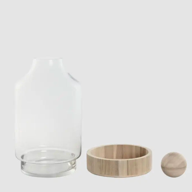 Vase avec bouchon en bois VIGNE