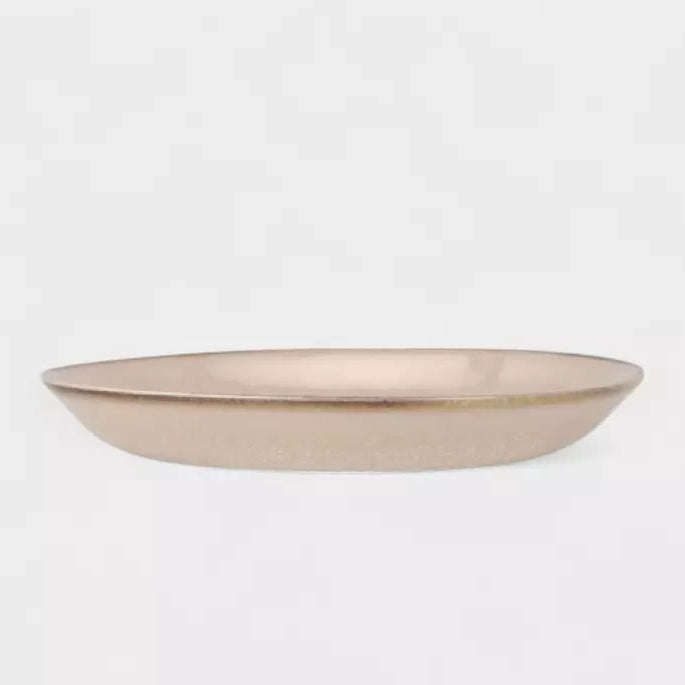 Assiette creuse Beige INES (6 Unités)