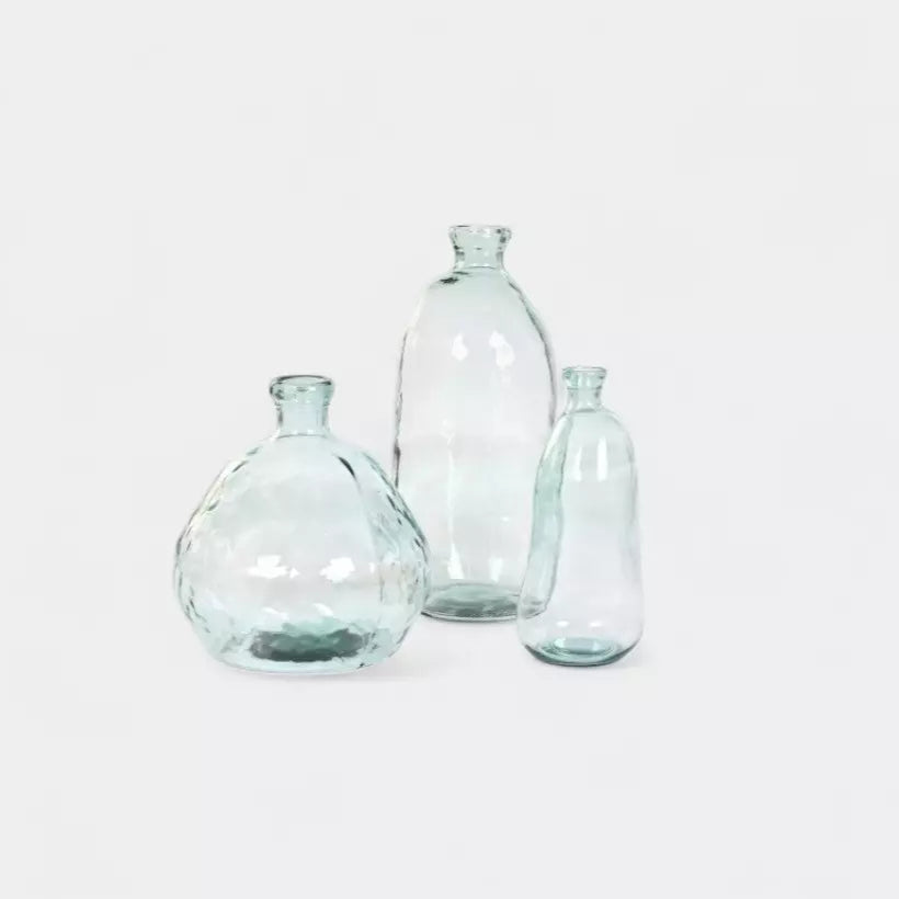 Vase dame jeanne en verre recyclé JULIE