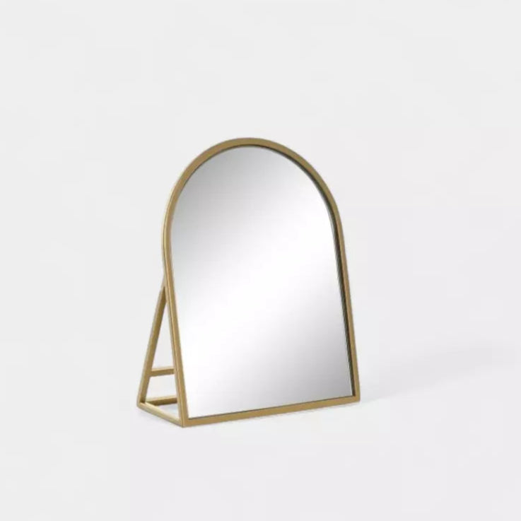 Miroir de table doré en métal GASPARD