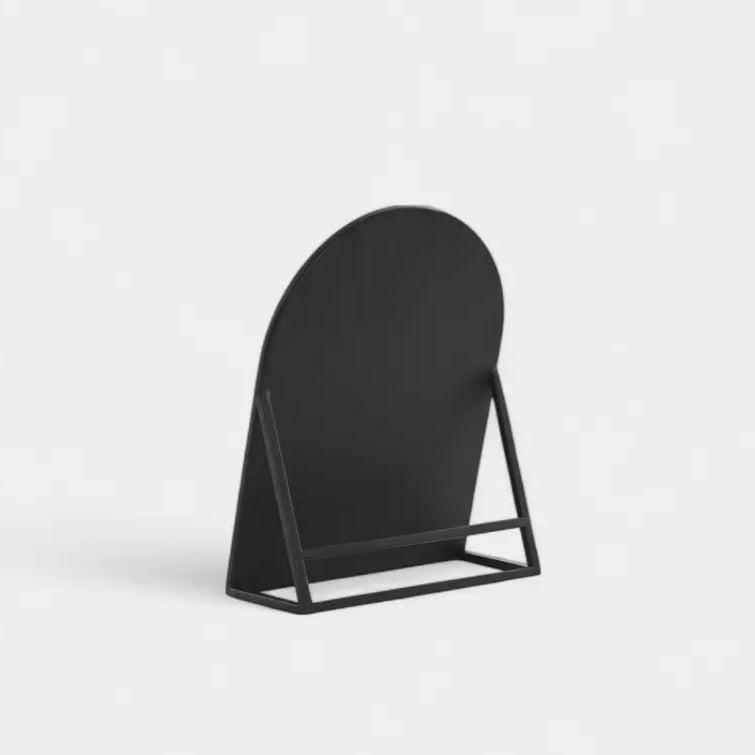 Miroir en métal noir GASPARD