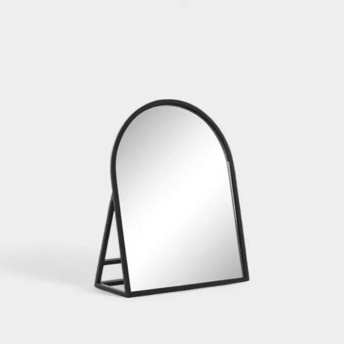 Miroir en métal noir GASPARD