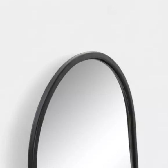 Miroir en métal noir GASPARD