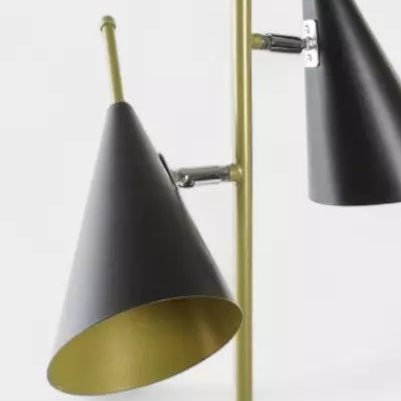 Lampe de bureau noire et dorée ALTO