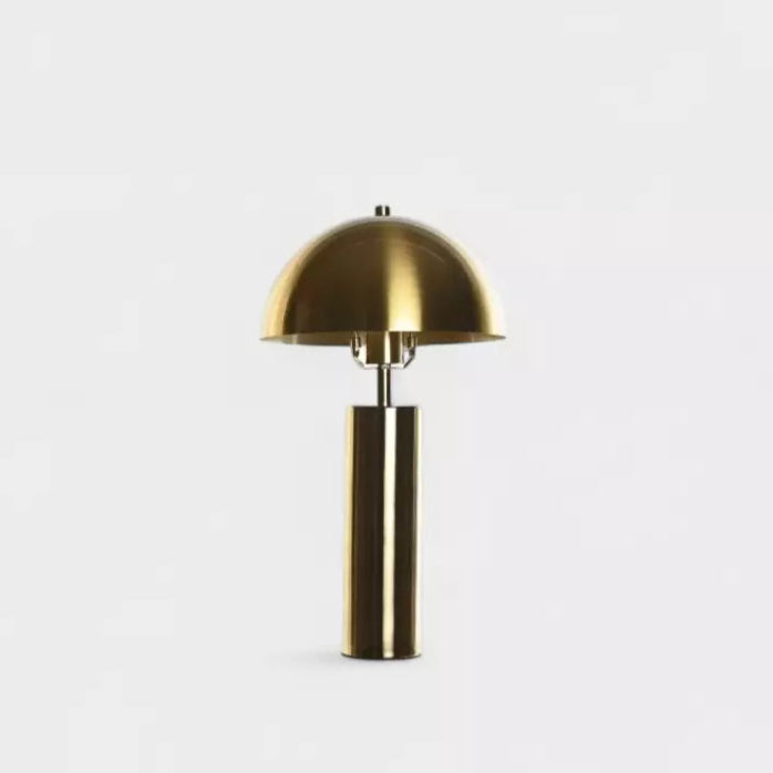 Lampe de bureau dorée en métal NOOR