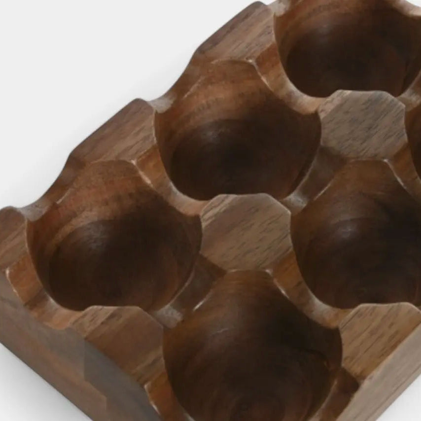 Coquetier en bois d'Acacia KAI