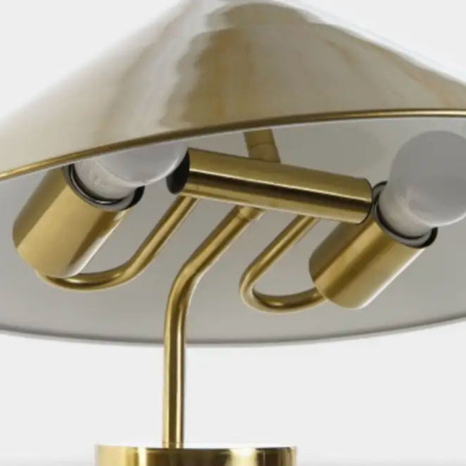 Lampe de bureau dorée LISA