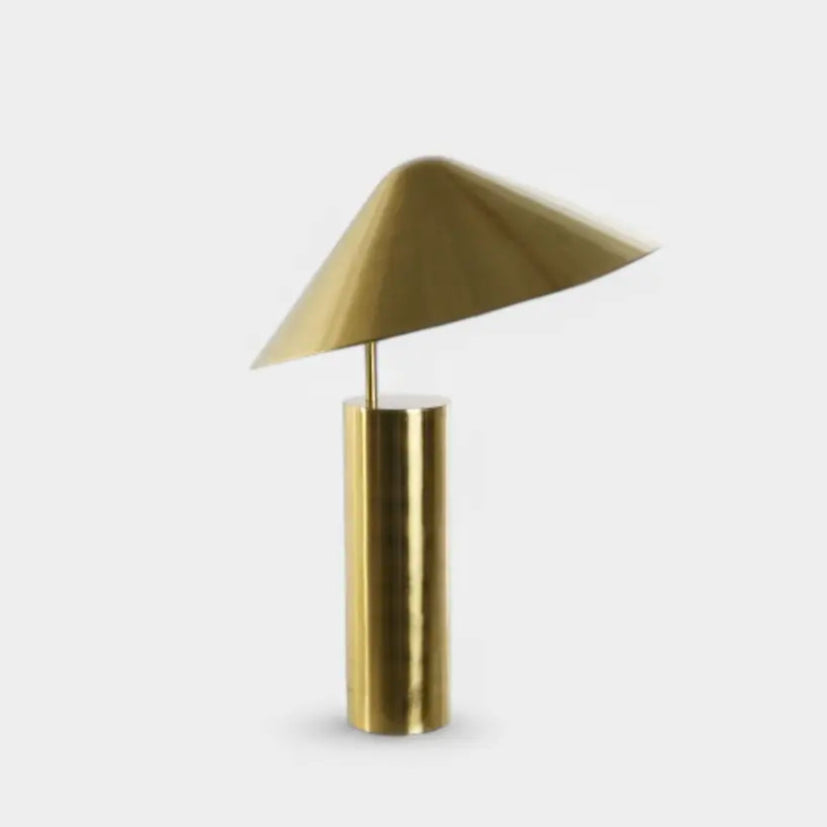 Lampe de bureau dorée LISA