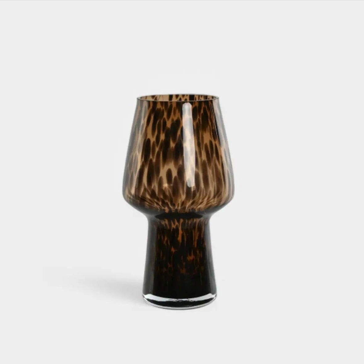Vase tacheté marron et noir VALKYRIE
