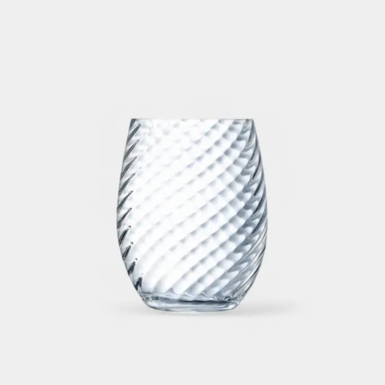 Set de 6 verres en verre transparent GIX