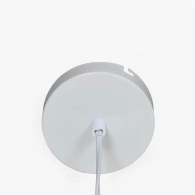 Suspension en métal blanc et doré LOANA