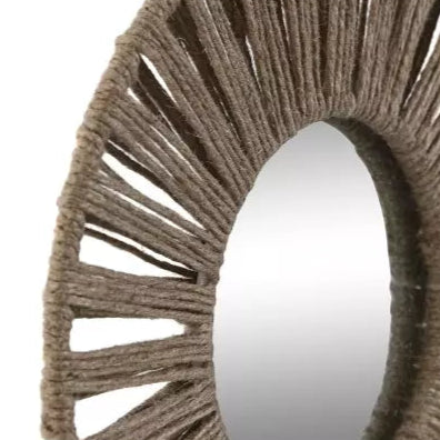 Trio de miroirs en jute MARGAUX