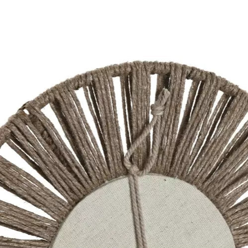 Trio de miroirs en jute MARGAUX