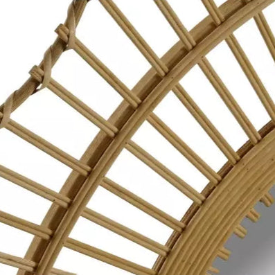 Miroir rond en bambou naturel MELOPE