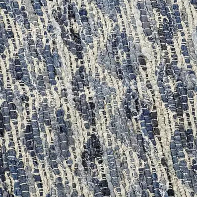 Tapis à motifs en jean TYLIO - 120 x 180