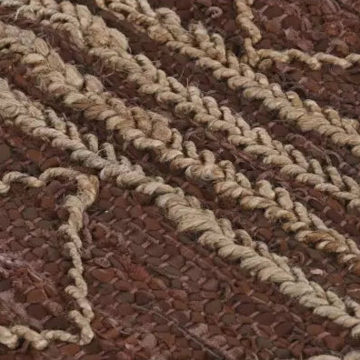 Tapis losange marron TRAVIS - 160 x 230