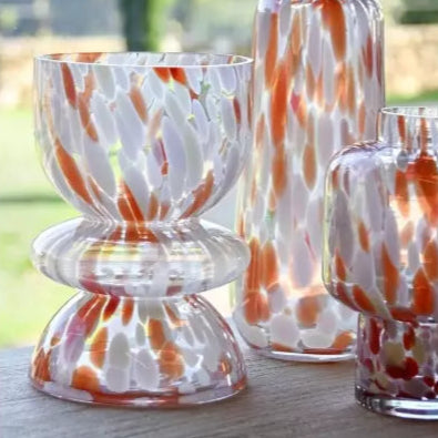Vase tacheté saumon VERDUN