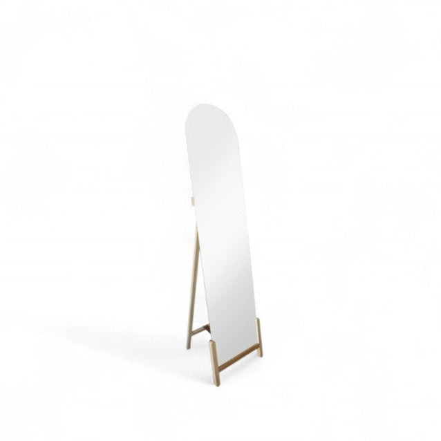 Miroir sur pied en bois clair ARMAND
