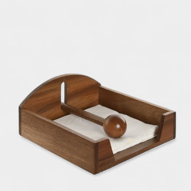 Porte-serviettes en bois d'acacia NILS