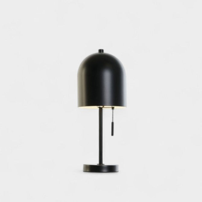 Lampe de table noire en métal LIVIA
