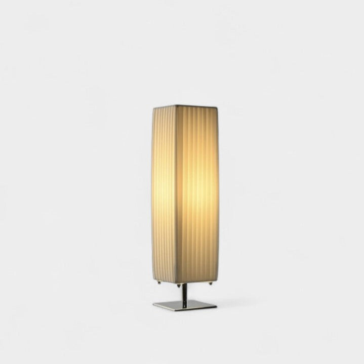 Lampe de table moderne en tissu blanc RIVA