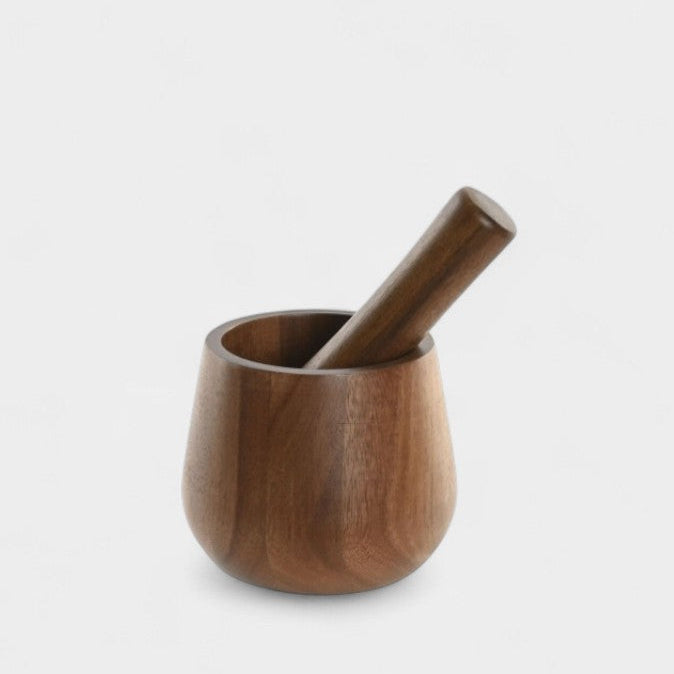 Mortier en bois d'acacia DAVID