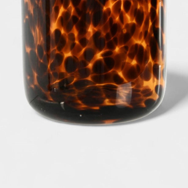 Lot de 6 verres ambre effet écaille GINA