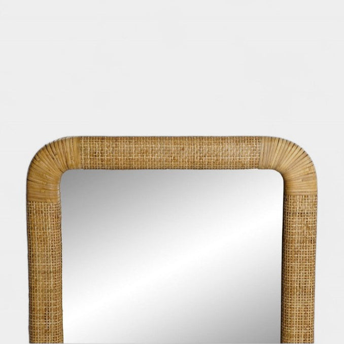Miroir rectangulaire en rotin TAMY