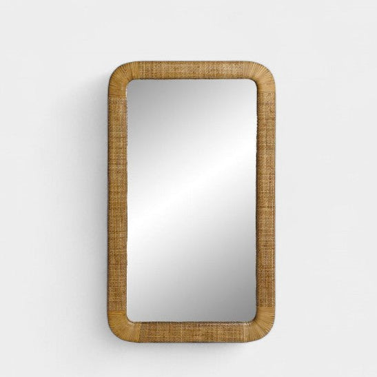 Miroir rectangulaire en rotin TAMY