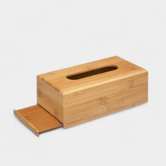 Boîte à mouchoirs en bambou