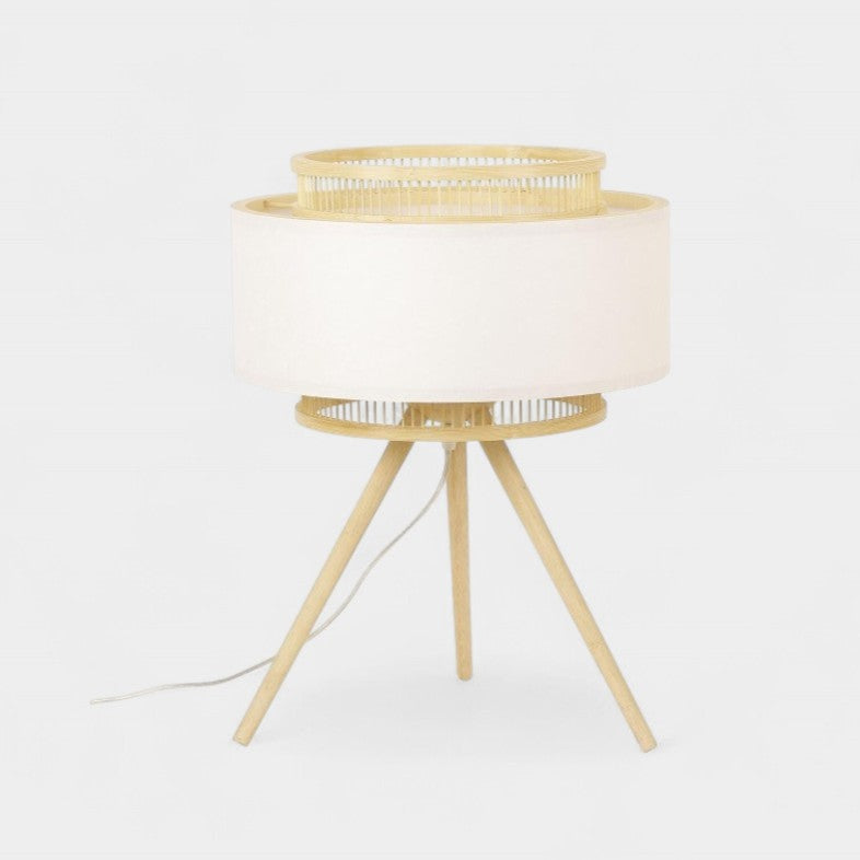 Lampe de bureau en bambou fait main LAGOON