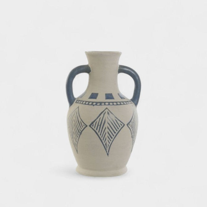 Grand vase en céramique esprit Méditerranée S