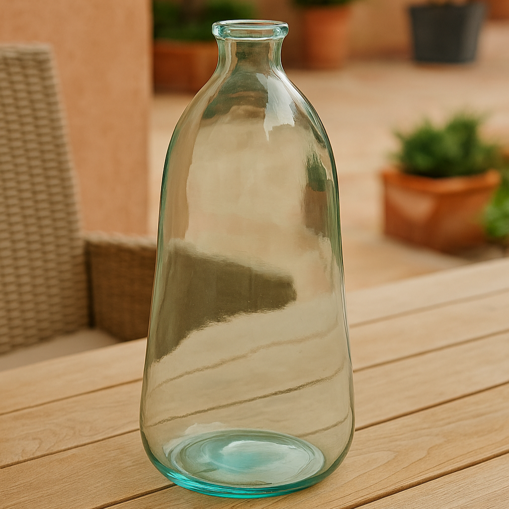 Vase dame jeanne en verre recyclé JULIE