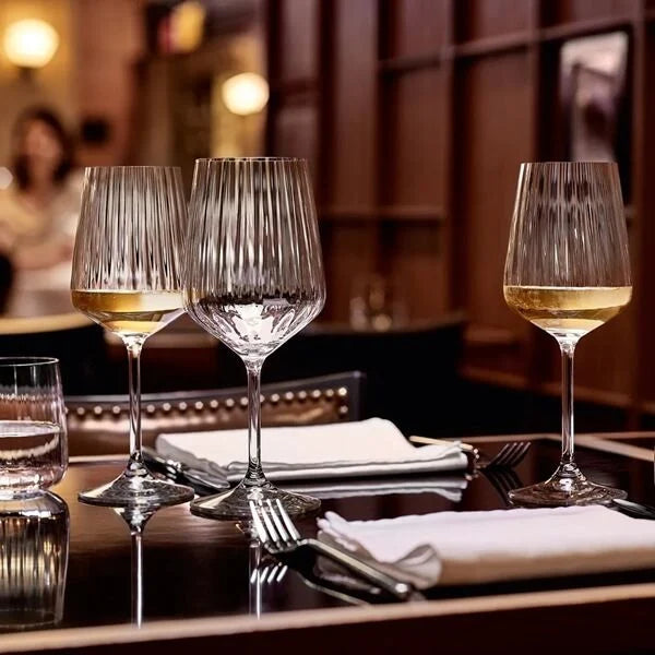 Set de verres à pied rayés Chef & Sommelier, GALA L (6 unités)