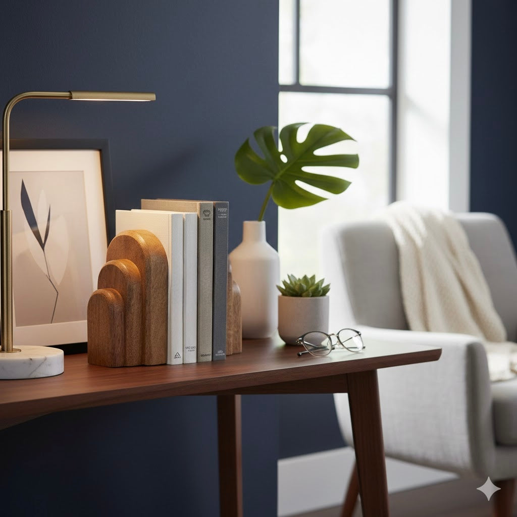 Serre-livres en bois Design