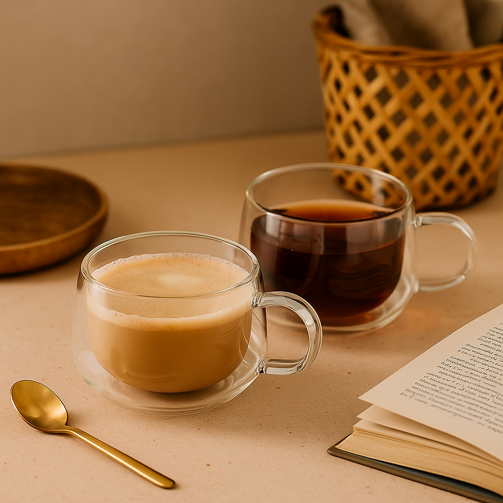 Tasses Vivalto à double fond (6 Unités)