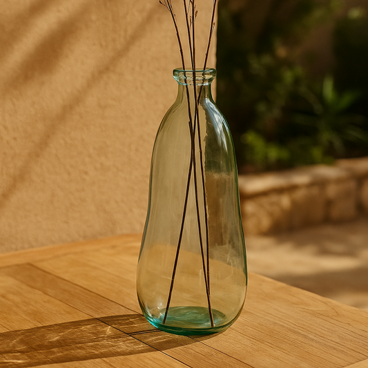 Vase dame jeanne en verre recyclé JULIE