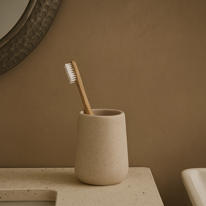 Pot brosse à dents en grès ANDREA