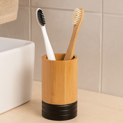 Pot à brosses à dents en bambou KANOA