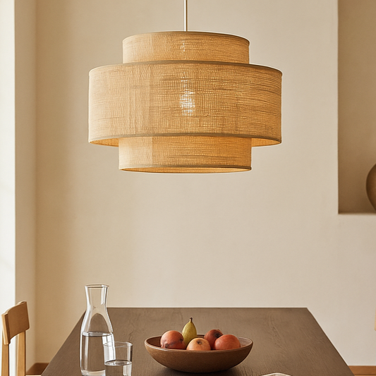Suspension en bambou naturel