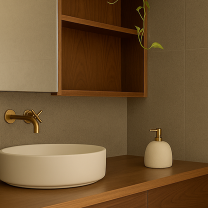 Distributeur de savon galet blanc GLADIS