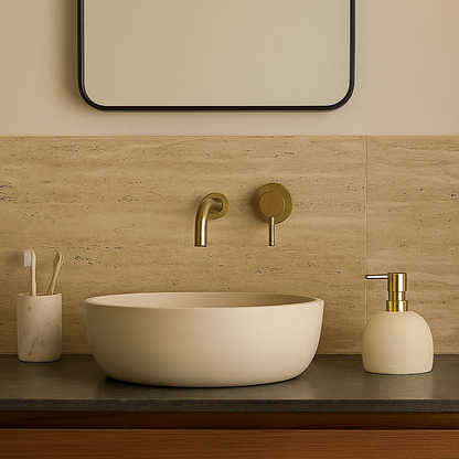 Distributeur de savon galet blanc GLADIS
